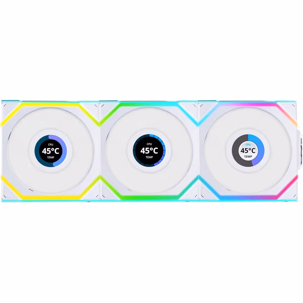 Lian Li 3-Piece Uni Fan SL Wireless LCD 120mm Cooling Fan Set