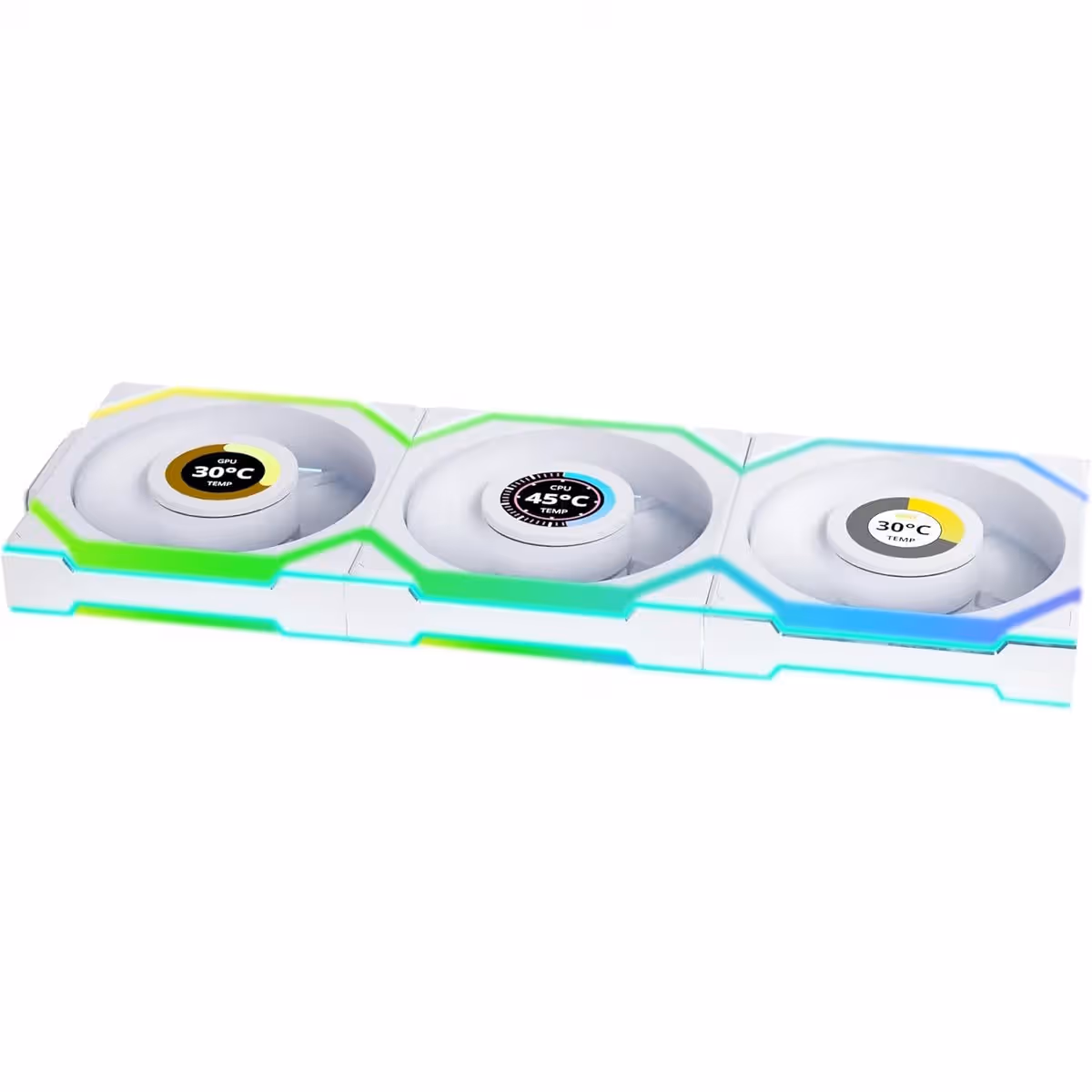 Lian Li 3-Piece Uni Fan SL Wireless LCD 120mm Cooling Fan Set