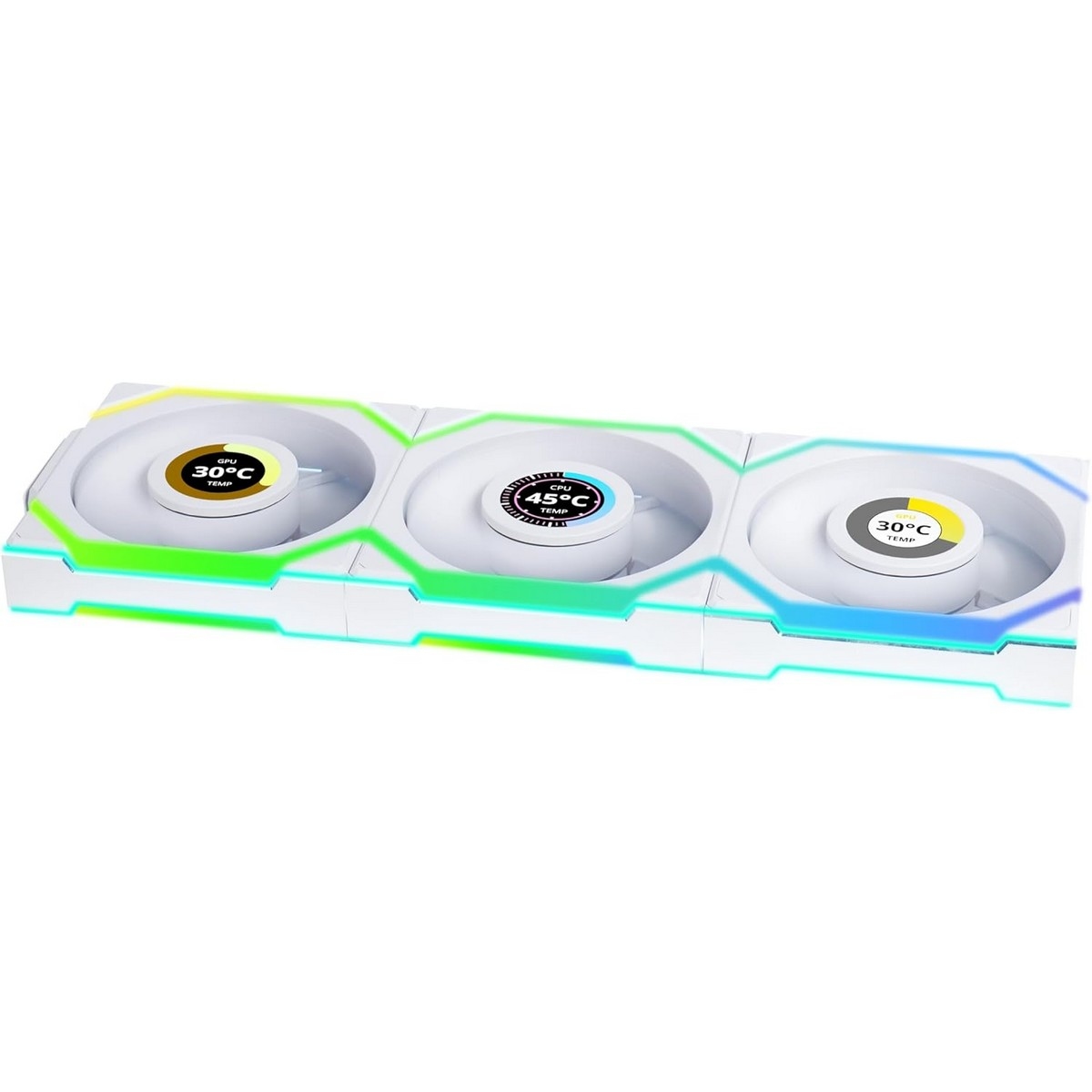 Lian Li 3-Piece Uni Fan SL Wireless LCD 120mm Cooling Fan Set