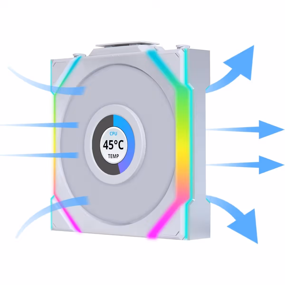 Lian Li 3-Piece Uni Fan SL Wireless LCD 120mm Cooling Fan Set