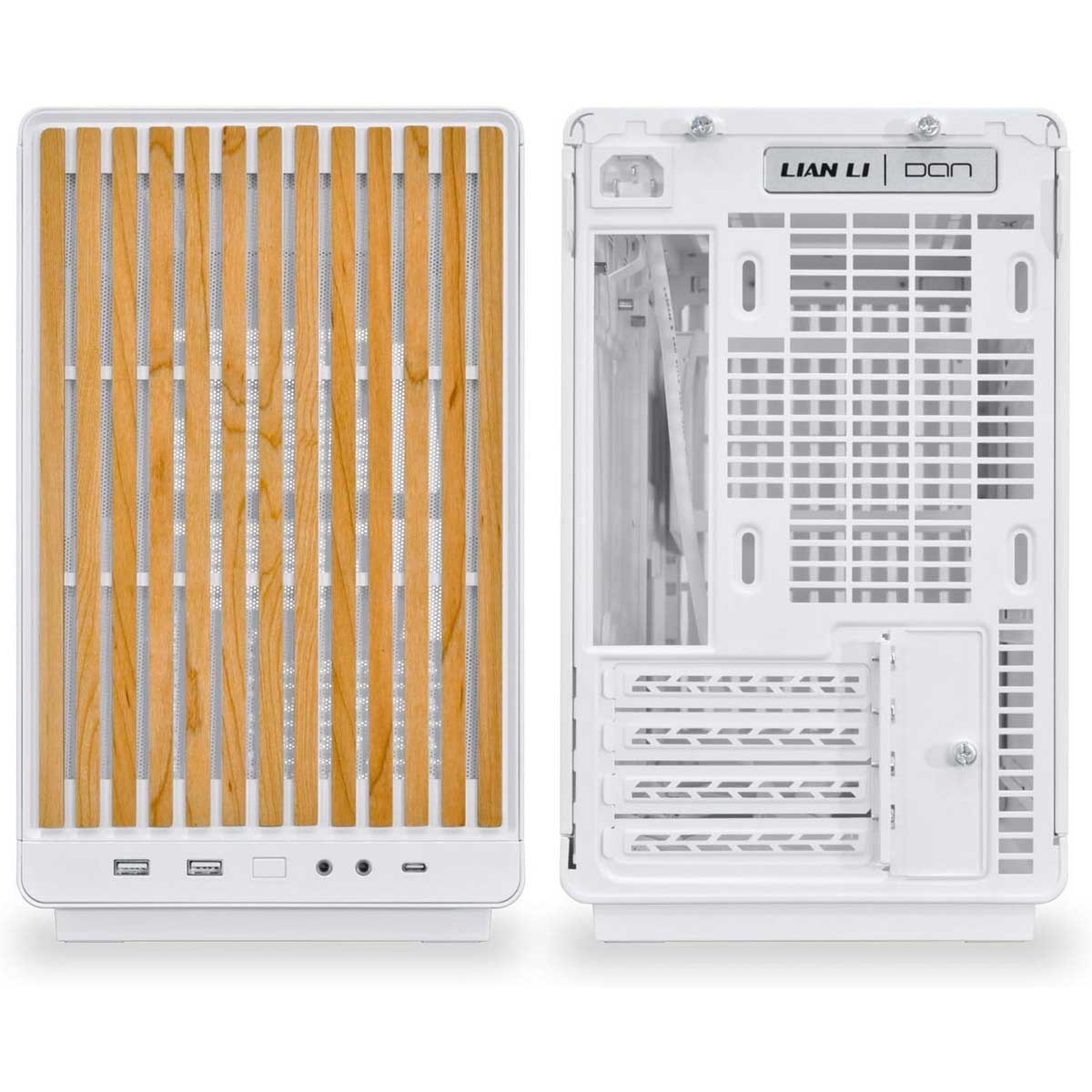 Lian Li White Dan Case A3 M-ATX Wooden Panel Gaming PC Case