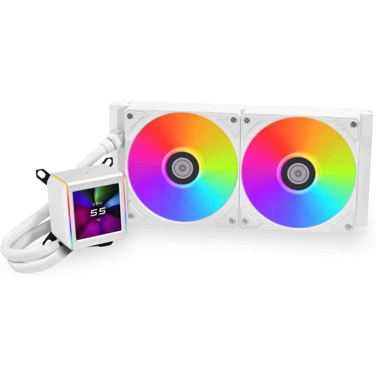 Lian Li White Galahad II LCD ARGB 280mm CPU Liquid Cooler