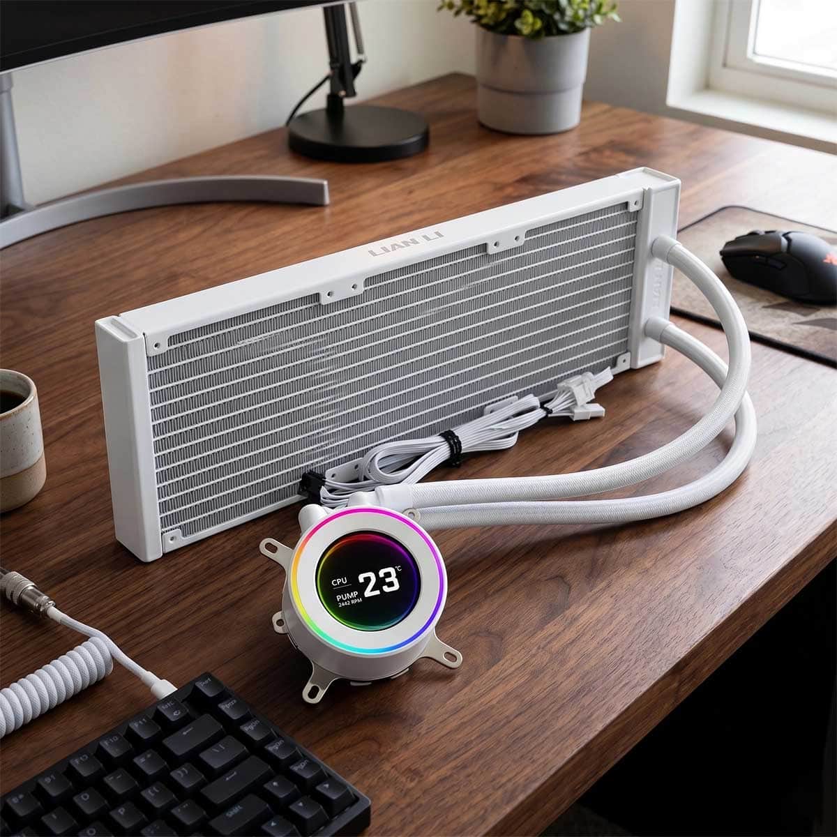 Lian Li Hydroshift II LCD-C 360mm Fanless Liquid CPU Cooler