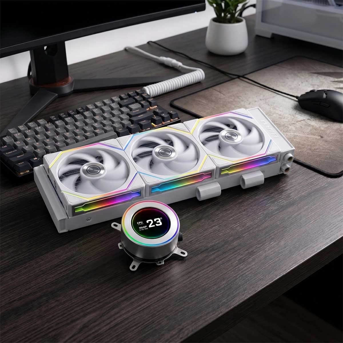 Lian Li Hydroshift II LCD-C 360TL TL Wireless Fans Liquid CPU Cooler