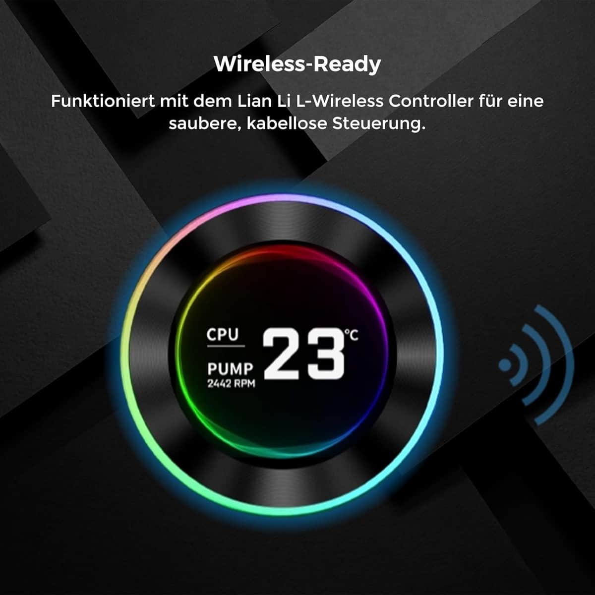 Lian Li Hydroshift II LCD-C 360TL TL Wireless Fans Liquid CPU Cooler