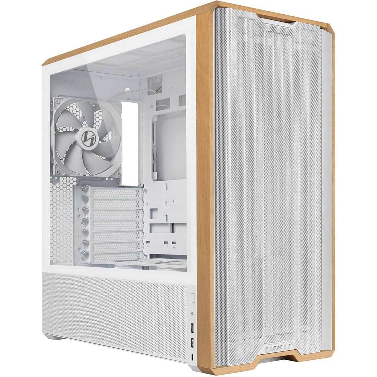 Lian Li White Lancool 217 Mid Tower Gaming PC Case