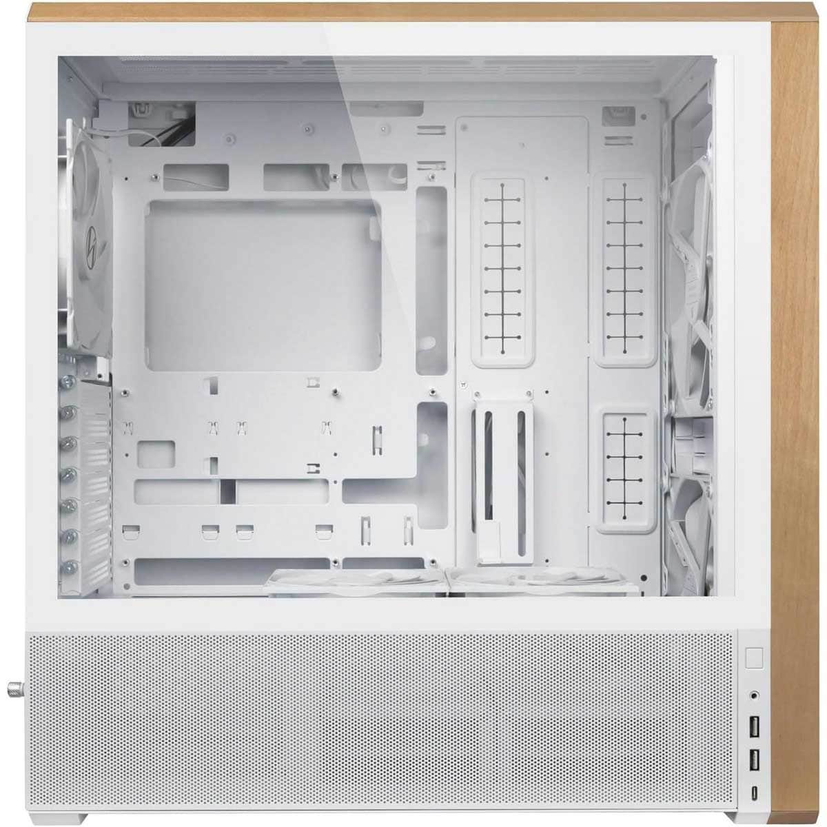 Lian Li White Lancool 217 Mid Tower Gaming PC Case