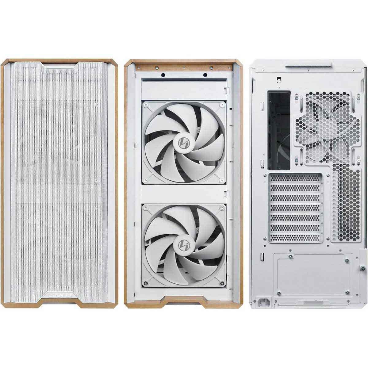 Lian Li White Lancool 217 Mid Tower Gaming PC Case