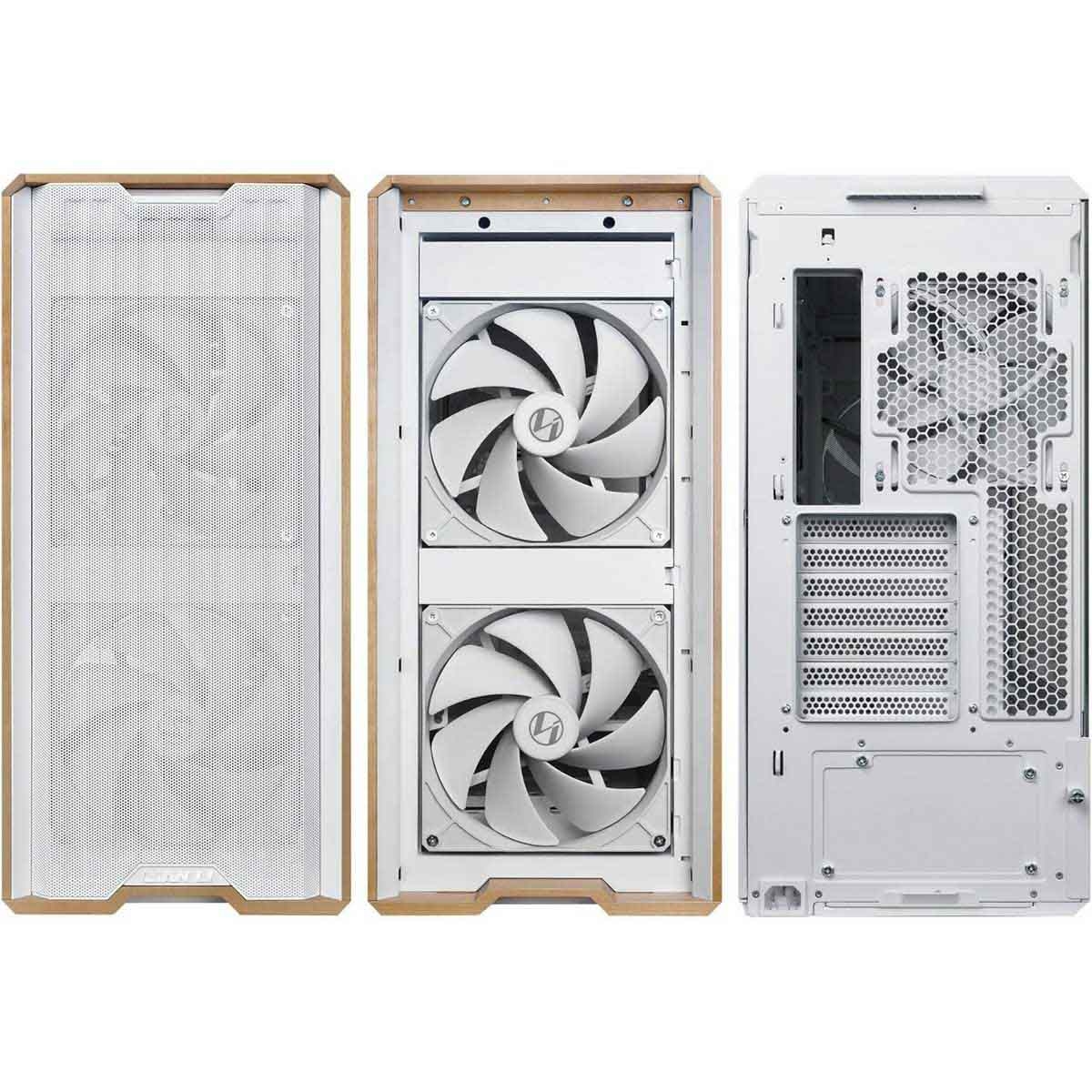 Lian Li White Lancool 217 Mid Tower Gaming PC Case