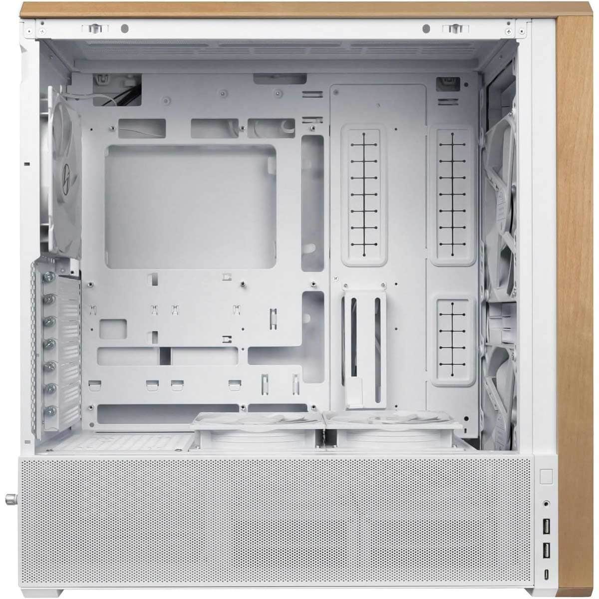 Lian Li White Lancool 217 Mid Tower Gaming PC Case