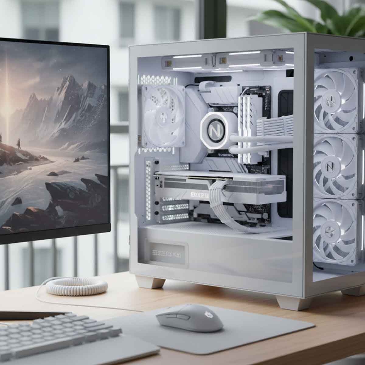 Lian Li White PWM 2600RPM 120mm Cooling Fan