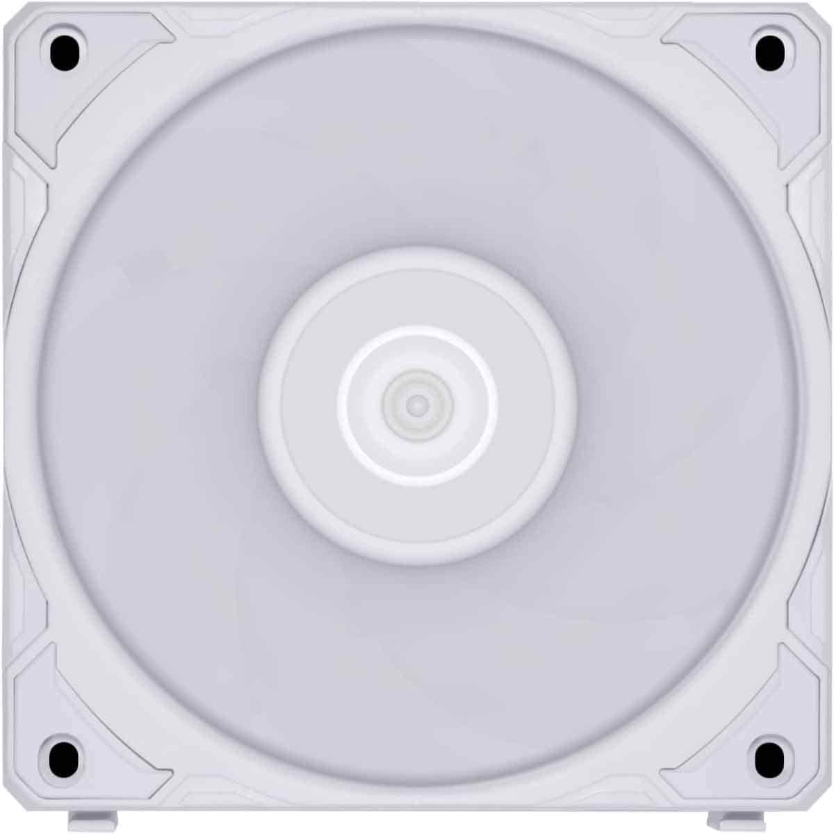 ليان لي مروحة تبريد PWM بسرعة 2600RPM مقاس 120mm بيضاء