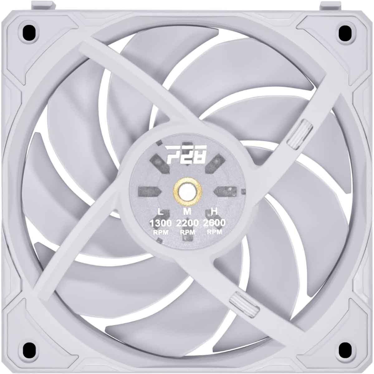 Lian Li White PWM 2600RPM 120mm Cooling Fan