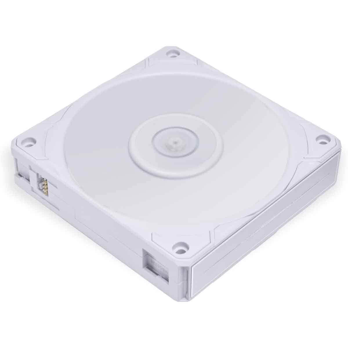 ليان لي مروحة تبريد PWM بسرعة 2600RPM مقاس 120mm بيضاء