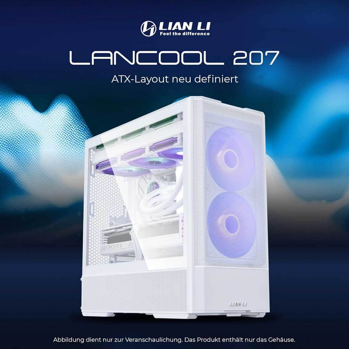 Lian Li PWM ARGB Fans Mid Tower Gaming PC Case