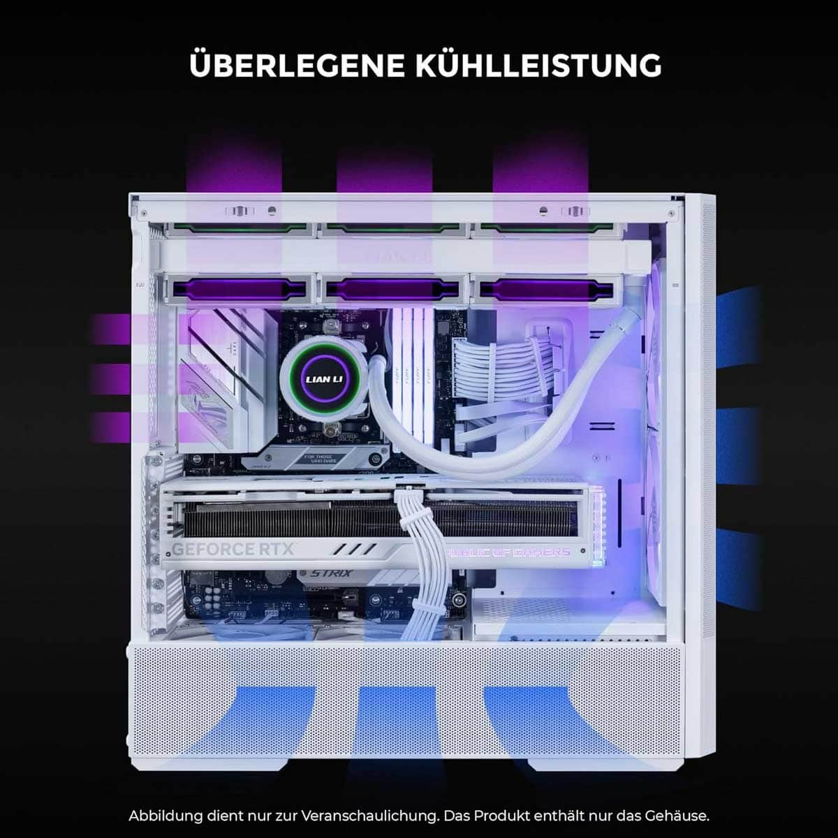 Lian Li PWM ARGB Fans Mid Tower Gaming PC Case