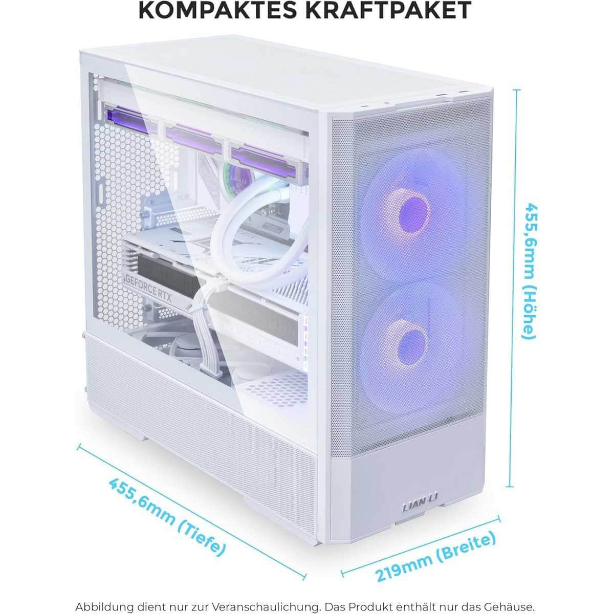 Lian Li PWM ARGB Fans Mid Tower Gaming PC Case