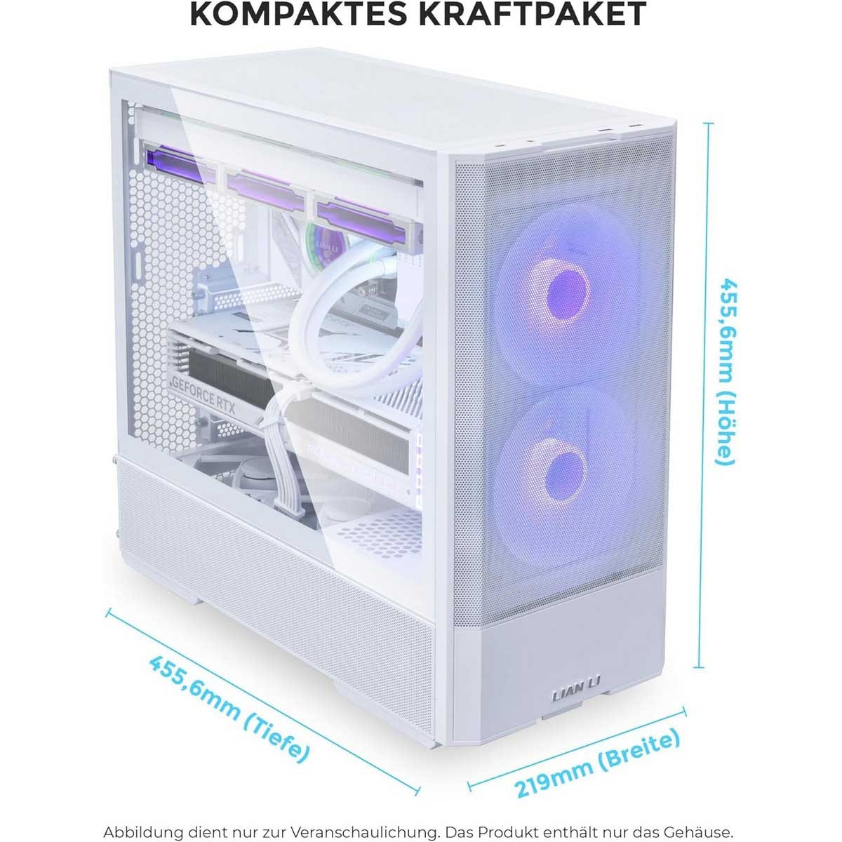 Lian Li PWM ARGB Fans Mid Tower Gaming PC Case