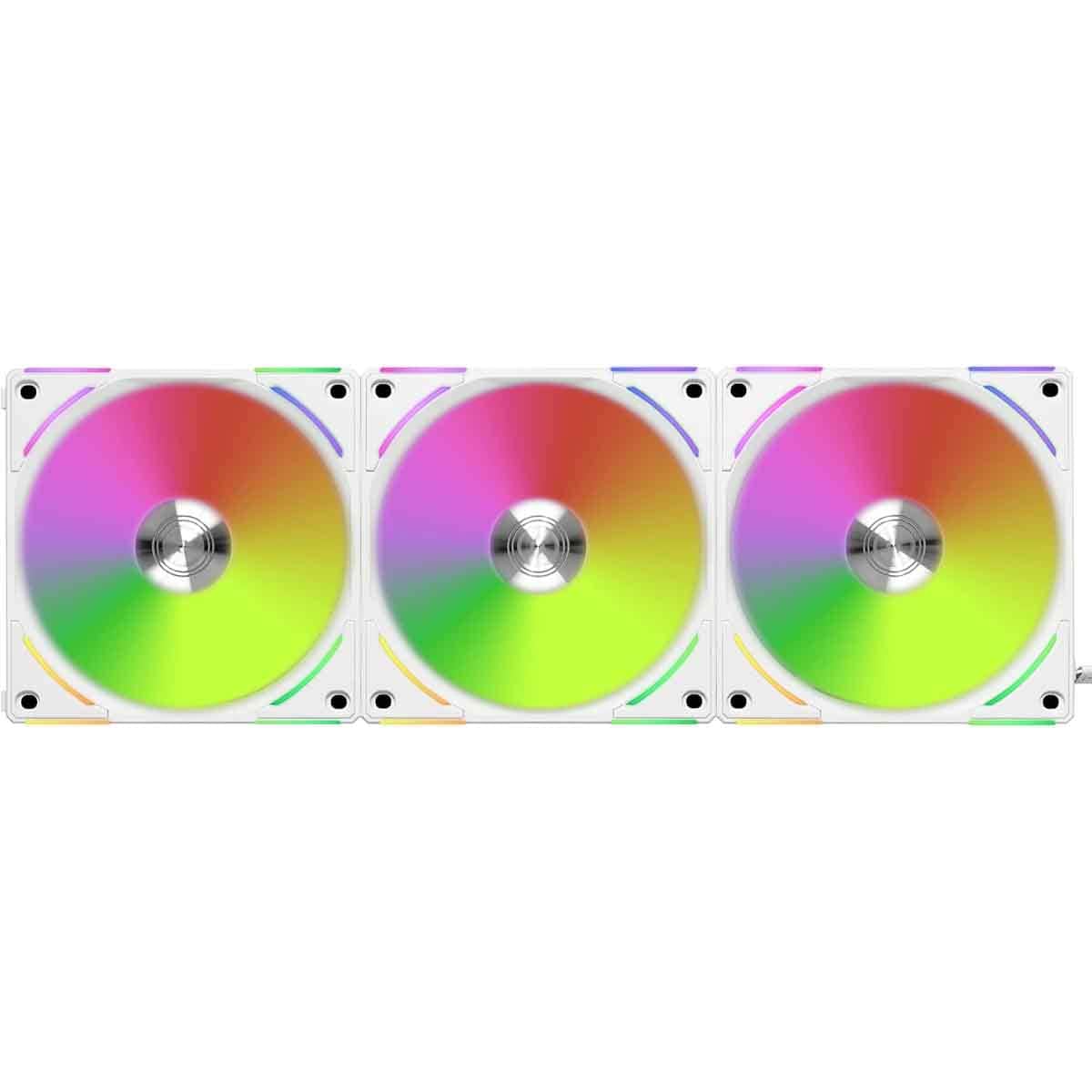 ليان لي مروحة تبريد ARGB مقاس 120mm بيضاء UNI Fan ALV2