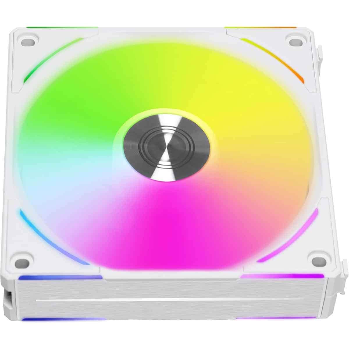 ليان لي مروحة تبريد ARGB مقاس 120mm بيضاء UNI Fan ALV2