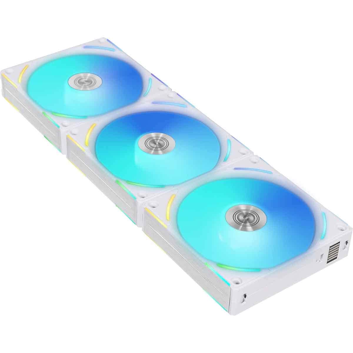 ليان لي مروحة تبريد ARGB مقاس 120mm بيضاء UNI Fan ALV2