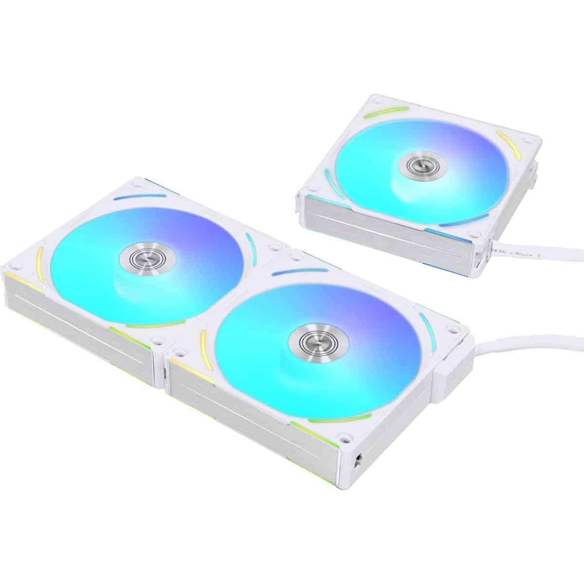 ليان لي مروحة تبريد ARGB مقاس 120mm بيضاء UNI Fan ALV2