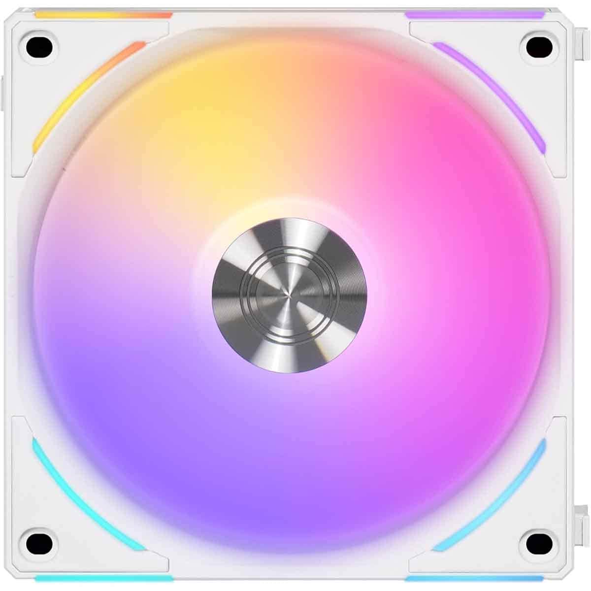 ليان لي مروحة تبريد ARGB مقاس 120mm بيضاء UNI Fan ALV2