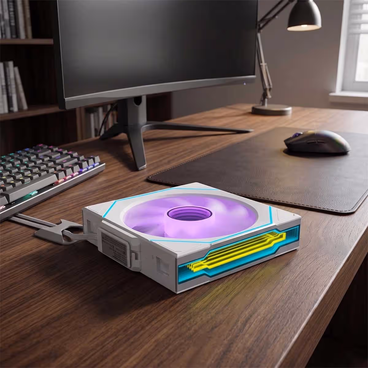 ليان لي Uni Fan SL-Infinity Wireless مروحة تبريد 120 مم