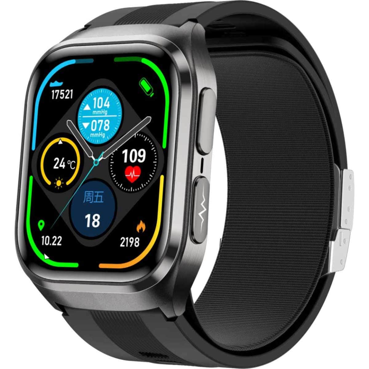 Libro Black LIB-V88 AMOLED Smartwatch