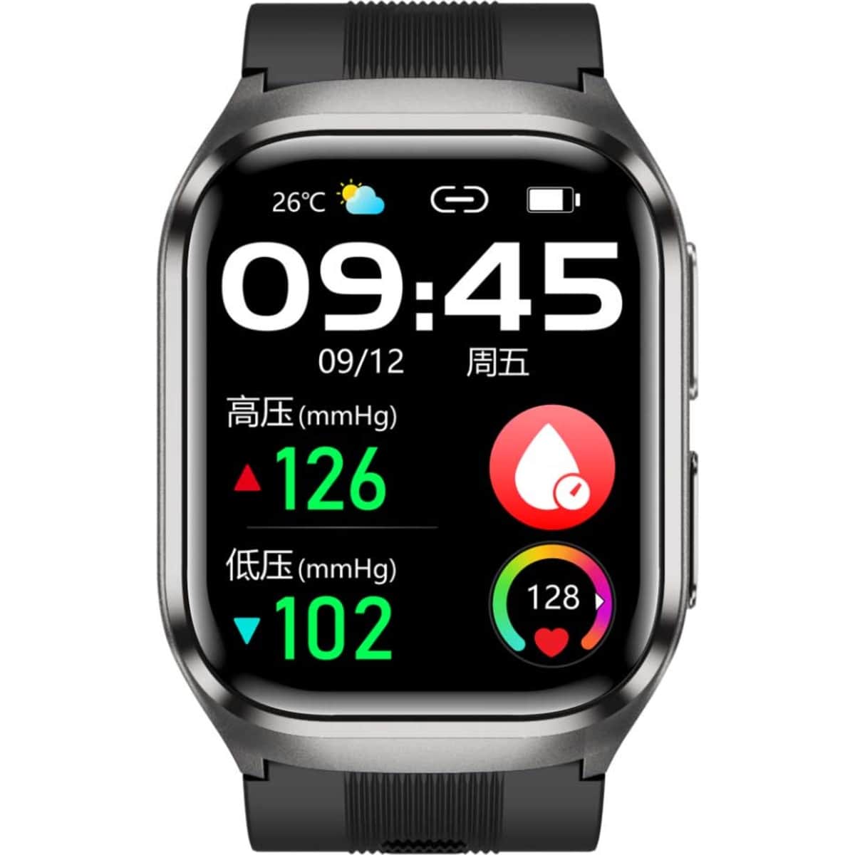 Libro Black LIB-V88 AMOLED Smartwatch