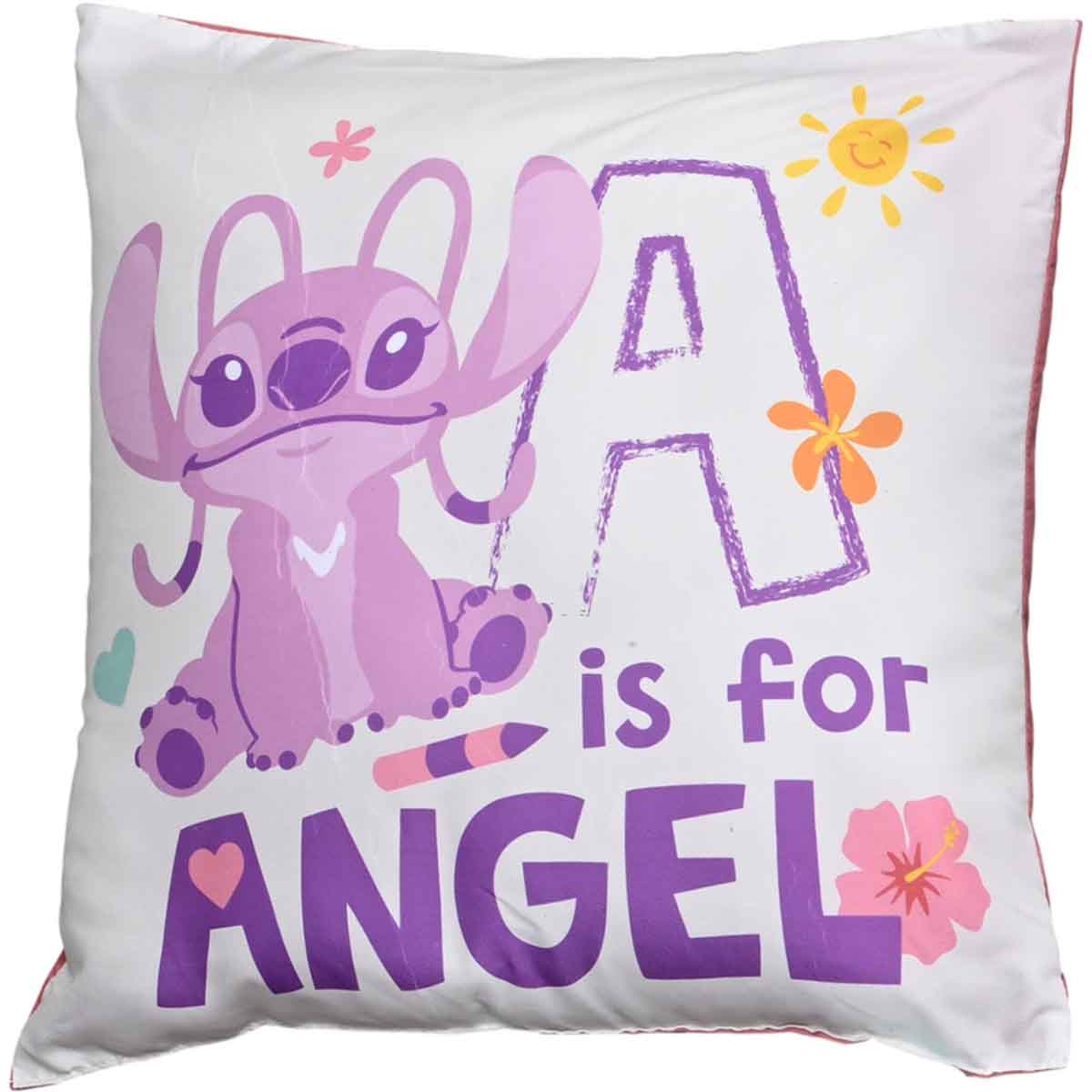 ليلو آند ستيتش طقم لحاف مكون من 5 قطع من ألياف دقيقة مفرشة باللون الأزرق مع غلاف بوليستر