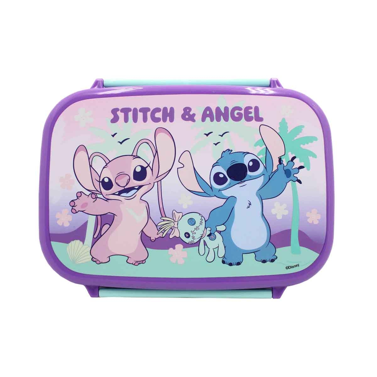 ليليو & ستيتش صندوق غداء عملي مضاد للتسرب مع صينية داخلية