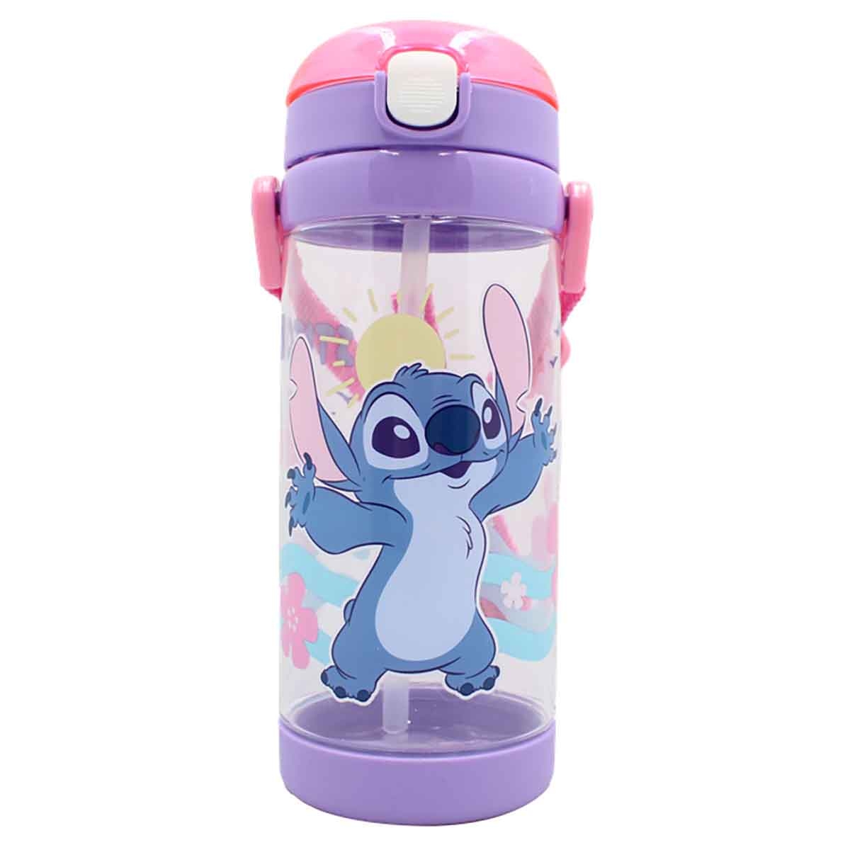 ليليو & ستيتش زجاجة ماء مربعة فاخرة مضادة للتسرب سعة 500 مل