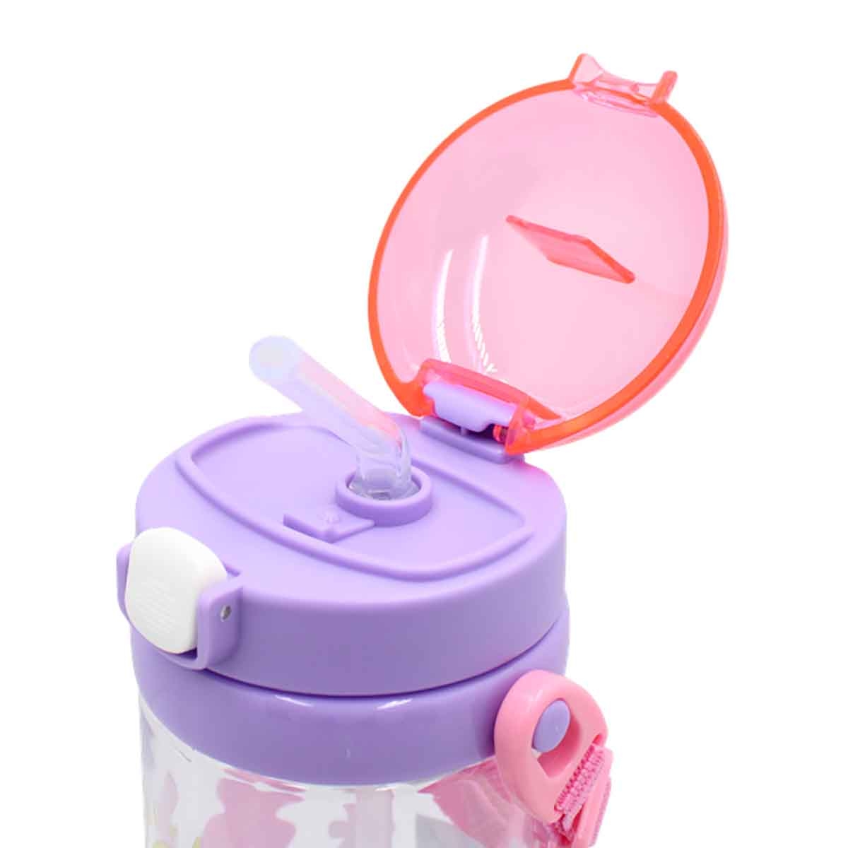 ليليو & ستيتش زجاجة ماء مربعة فاخرة مضادة للتسرب سعة 500 مل