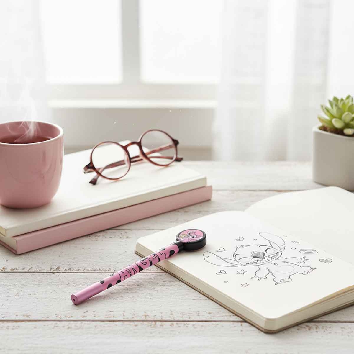 بيراميد قلم ليلو وستيتش أنت المفضلة أنجل مع دوار علوي