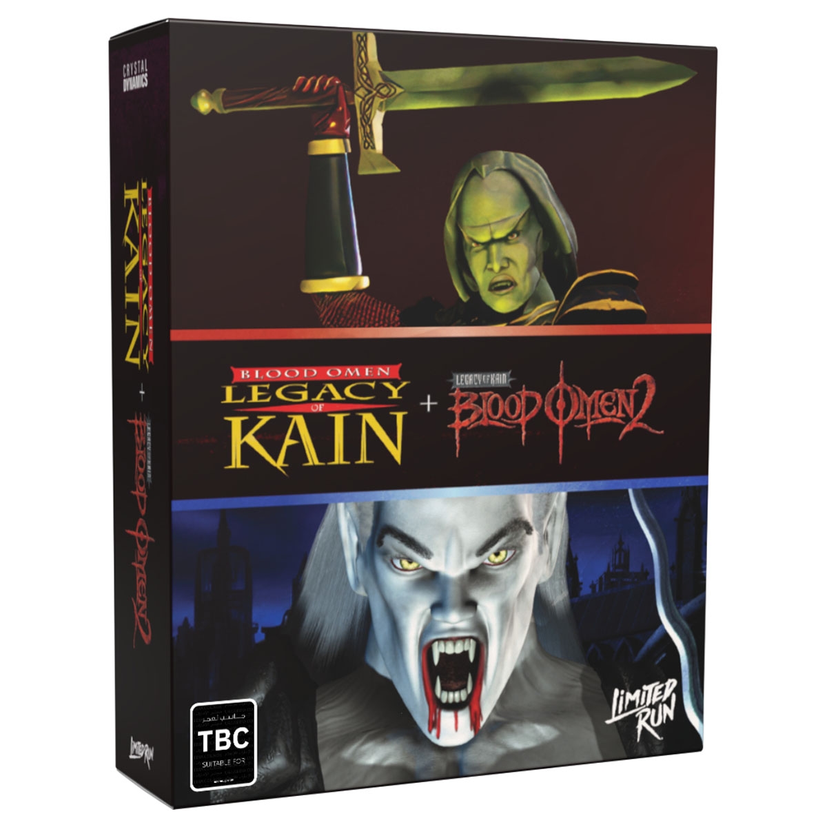 Limited Run Blood Omen 1 & 2 Legacy of Kain Deluxe Edition Video Game for PlayStation 5