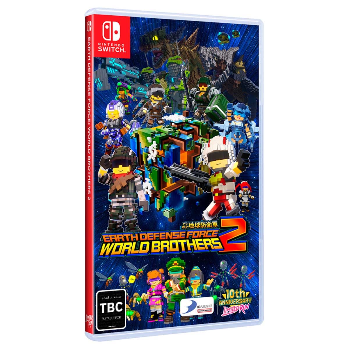 Limited Run Earth Defense Force World Brothers 2 Video Game for Nintendo Switch