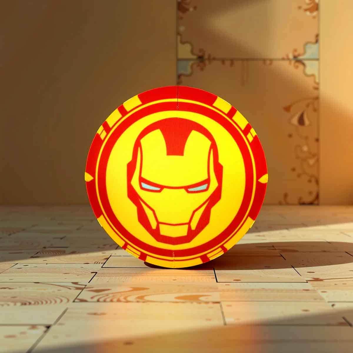 Lit'L Biggi Bouncer Iron-Man Inflatable Ball Unisex, 3-4 Years