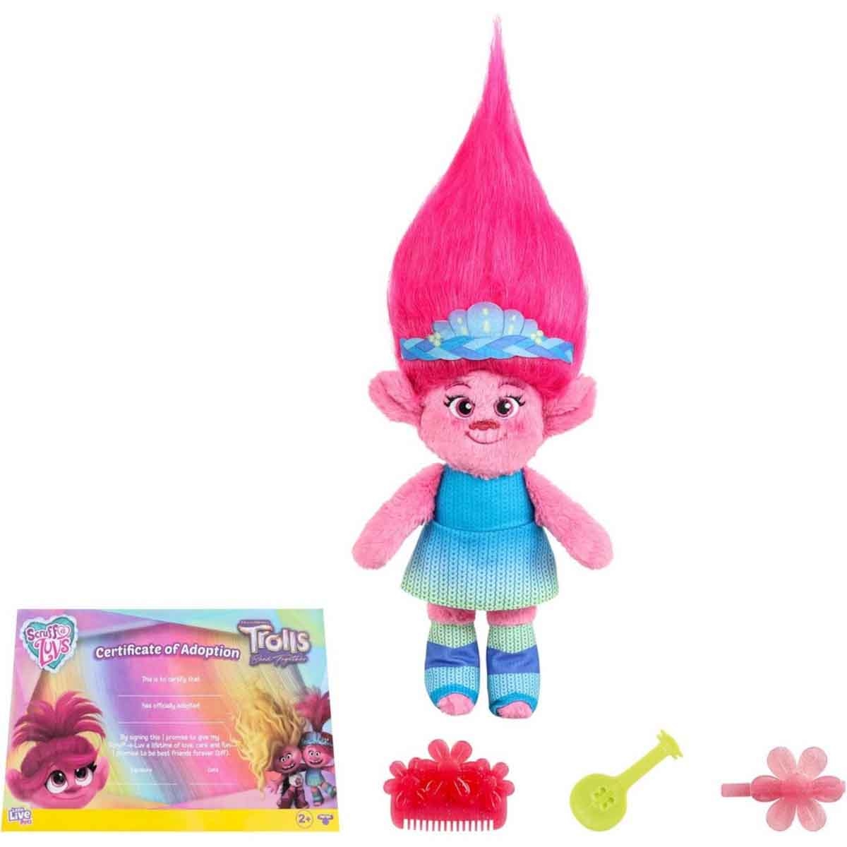 Little Live Pets Scruff-a-Luvs Assorted Trolls Band Together Plush Doll Girls, 3-4 Years