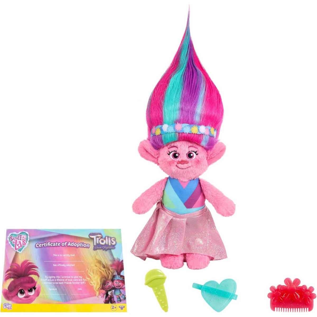 Little Live Pets Scruff-a-Luvs Assorted Trolls Band Together Plush Doll Girls, 3-4 Years