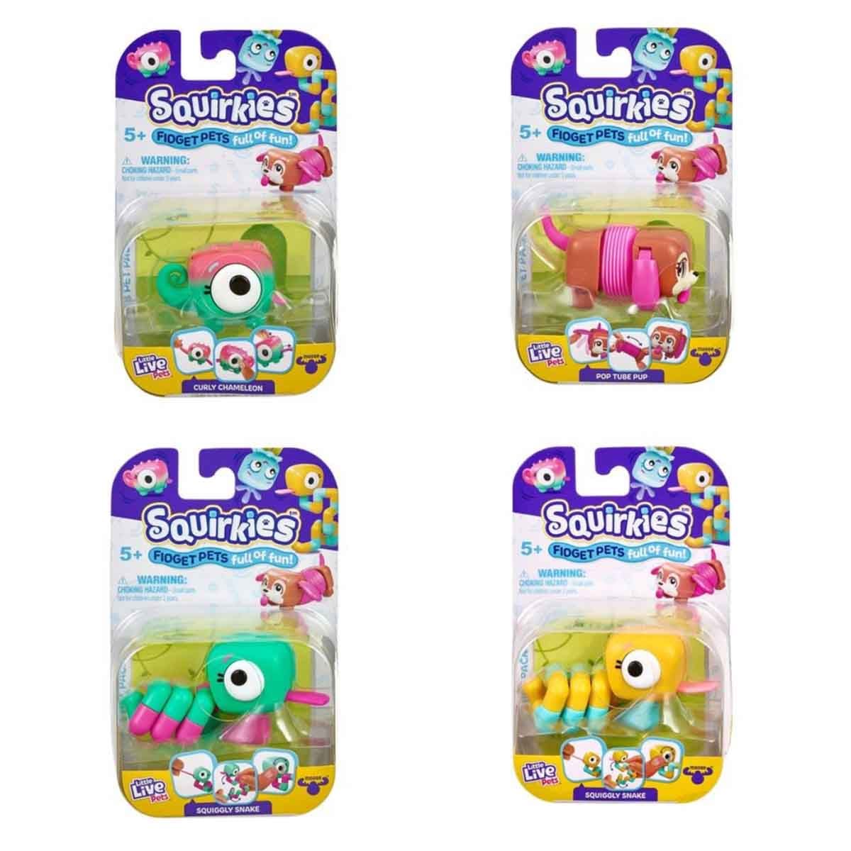 Little Live Pets Squirkies Assorted Fidget Pet Unisex, 5-7 Years