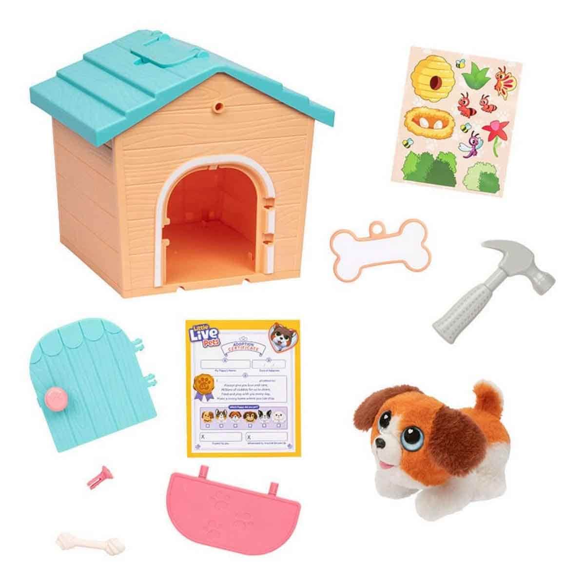 Little Live Pets Teal/Orange My Puppys Home Minis Playset Unisex, 5-7 Years