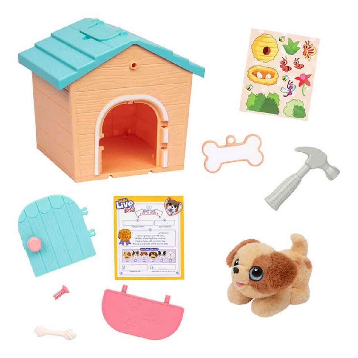 Little Live Pets Teal/Orange My Puppys Home Minis Playset Unisex, 5-7 Years
