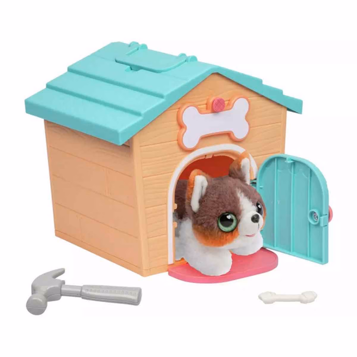 Little Live Pets Teal/Orange My Puppys Home Minis Playset Unisex, 5-7 Years