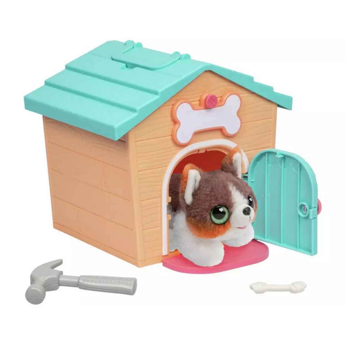 Little Live Pets Teal/Orange My Puppys Home Minis Playset Unisex, 5-7 Years
