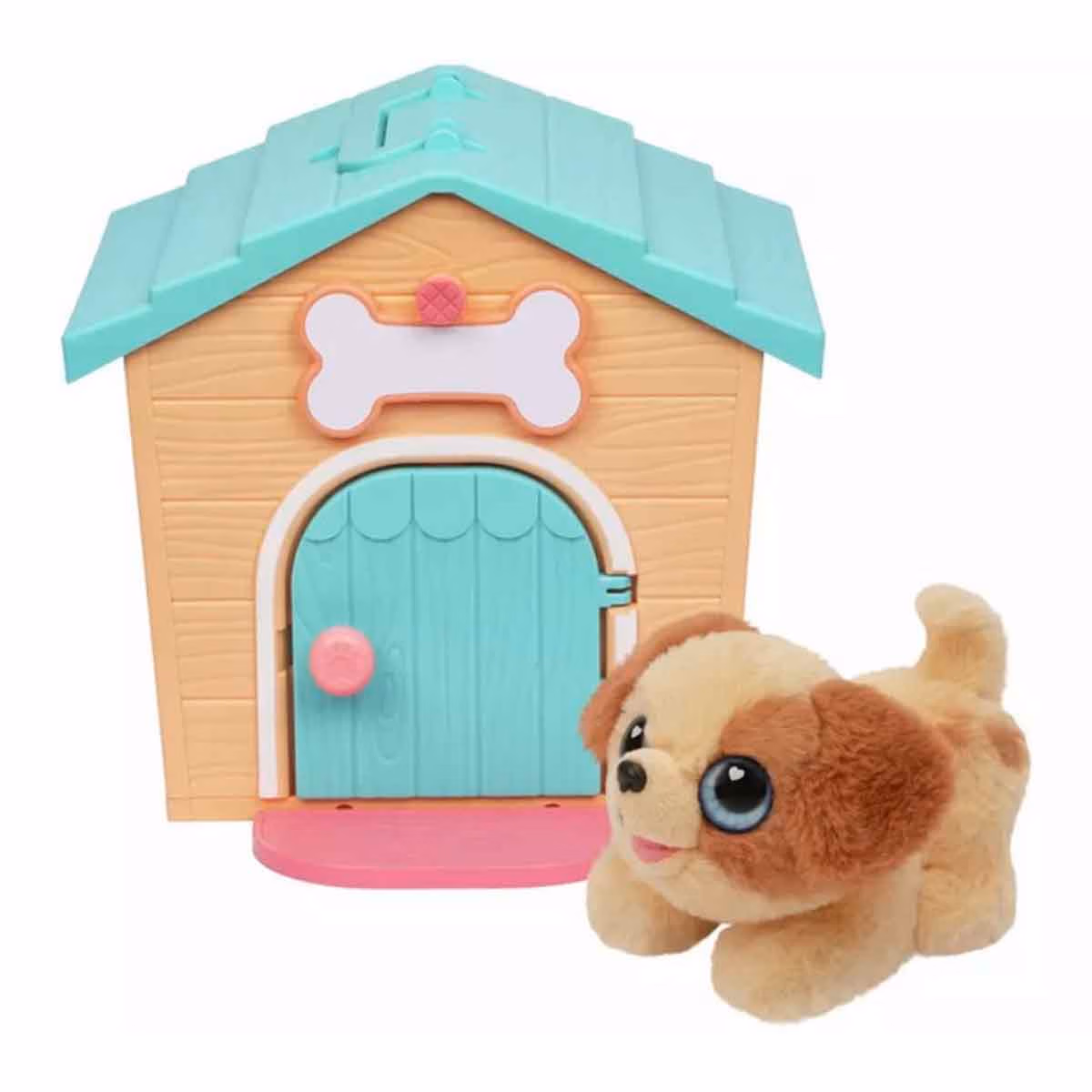 Little Live Pets Teal/Orange My Puppys Home Minis Playset Unisex, 5-7 Years