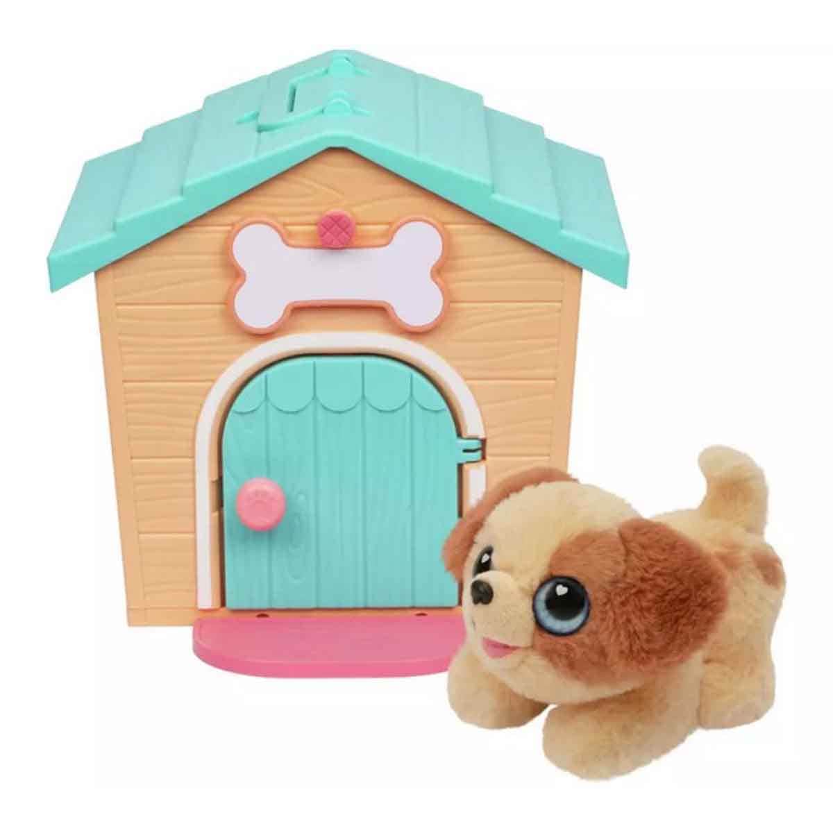 Little Live Pets Teal/Orange My Puppys Home Minis Playset Unisex, 5-7 Years