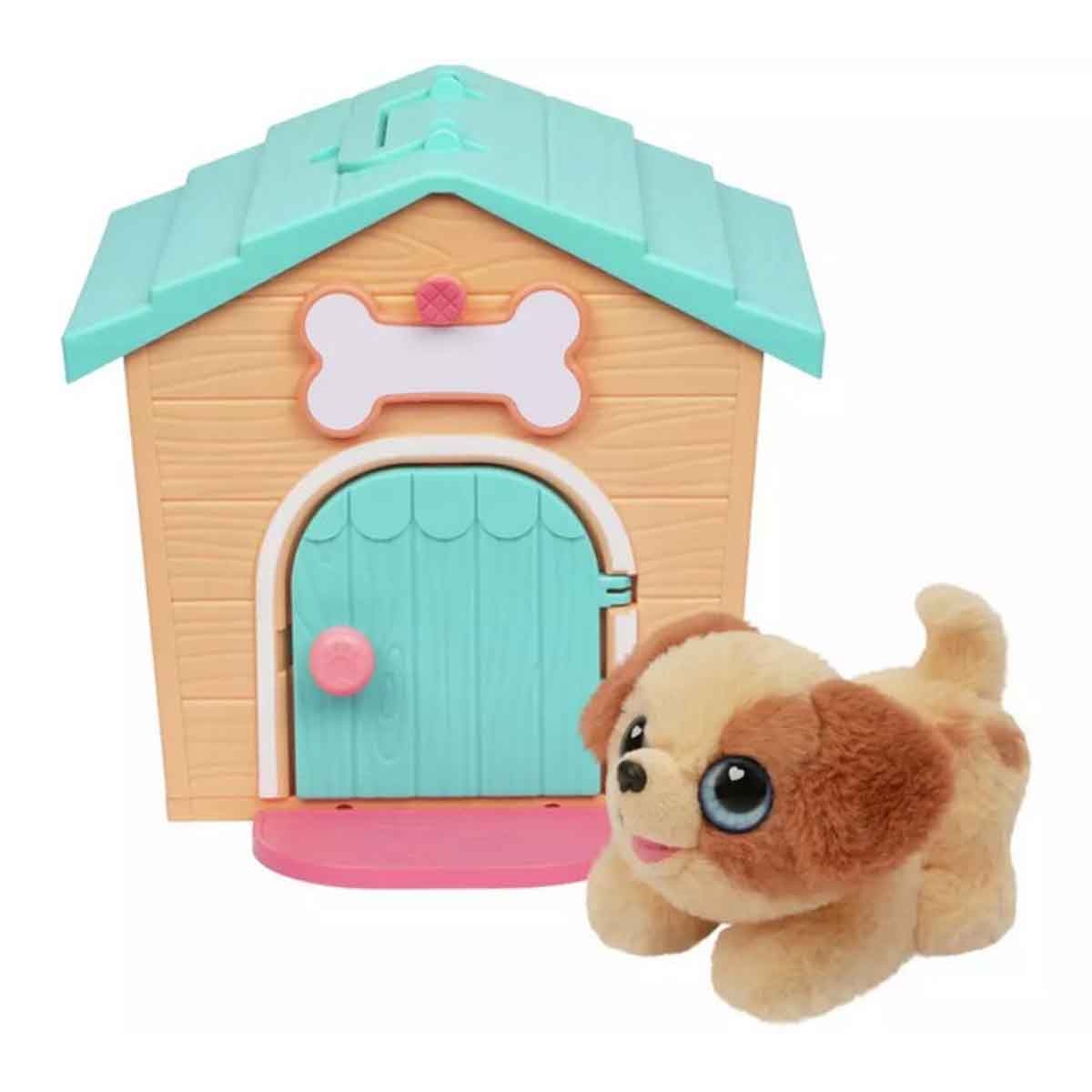Little Live Pets Teal/Orange My Puppys Home Minis Playset Unisex, 5-7 Years