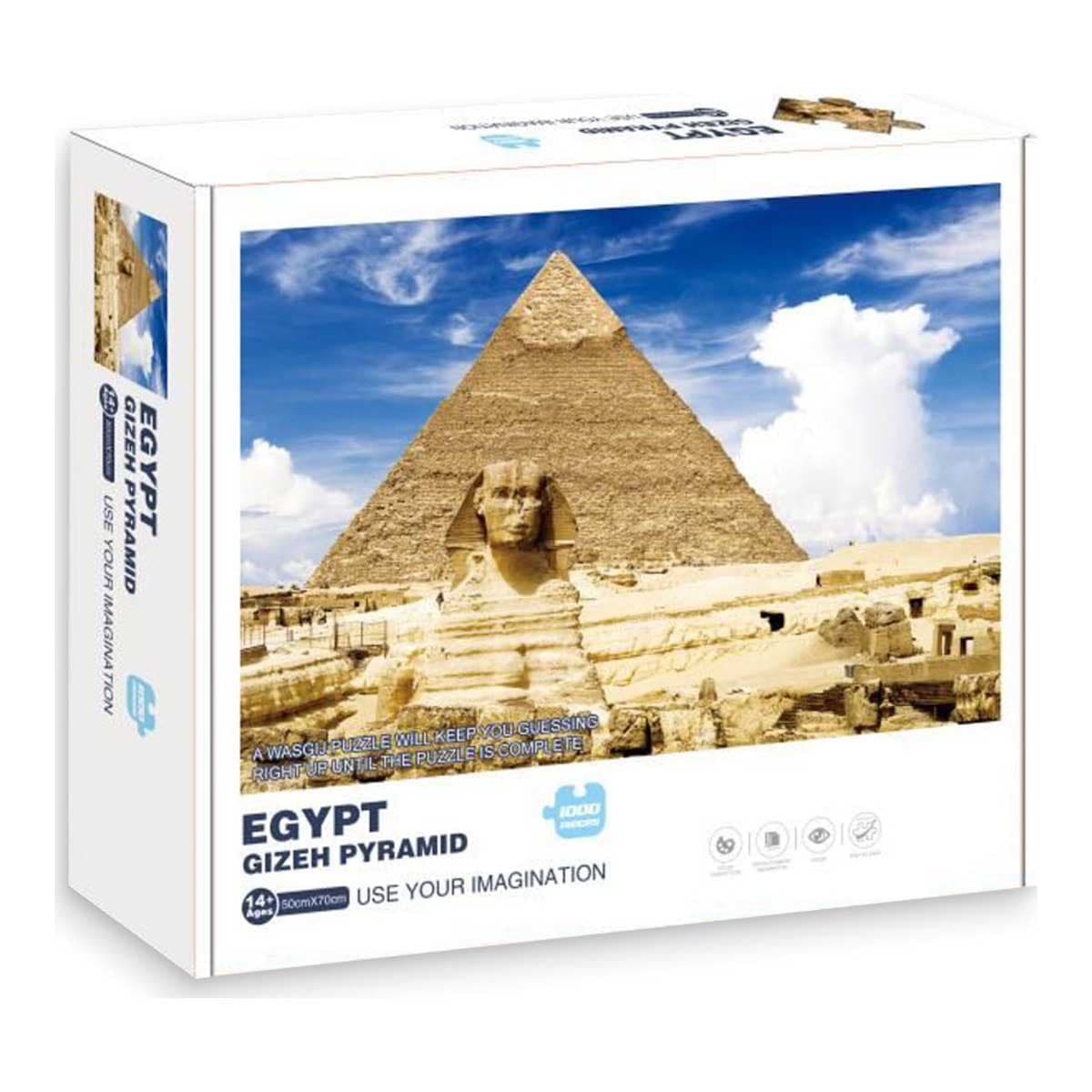 Little Story 1000-Piece The Great Pyramid of Giza Jigsaw Puzzle Set Unisex, 8-10 Years