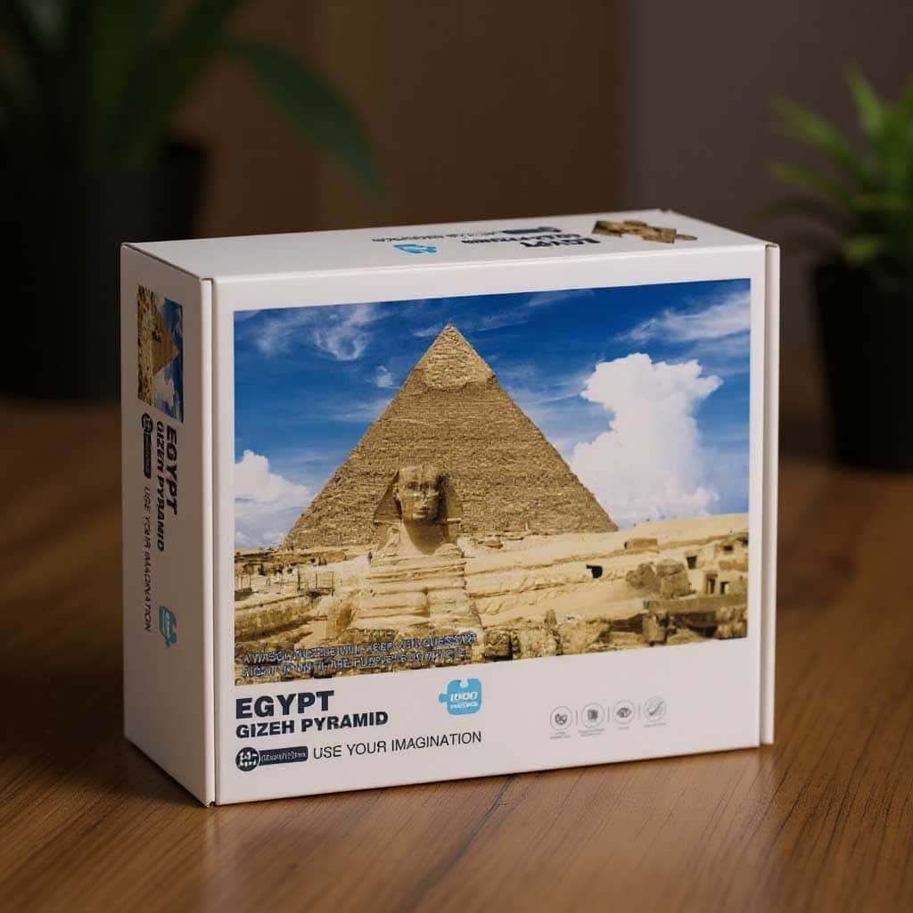 Little Story 1000-Piece The Great Pyramid of Giza Jigsaw Puzzle Set Unisex, 8-10 Years